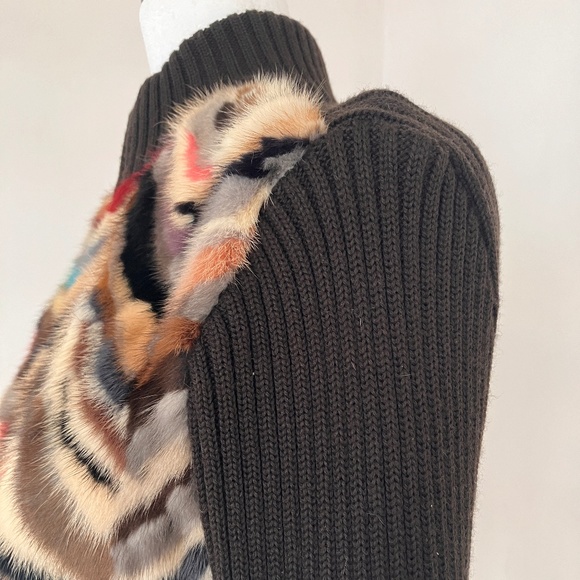 Vintage Mink and Wool Sweater/Jacket - Picture 11 of 15